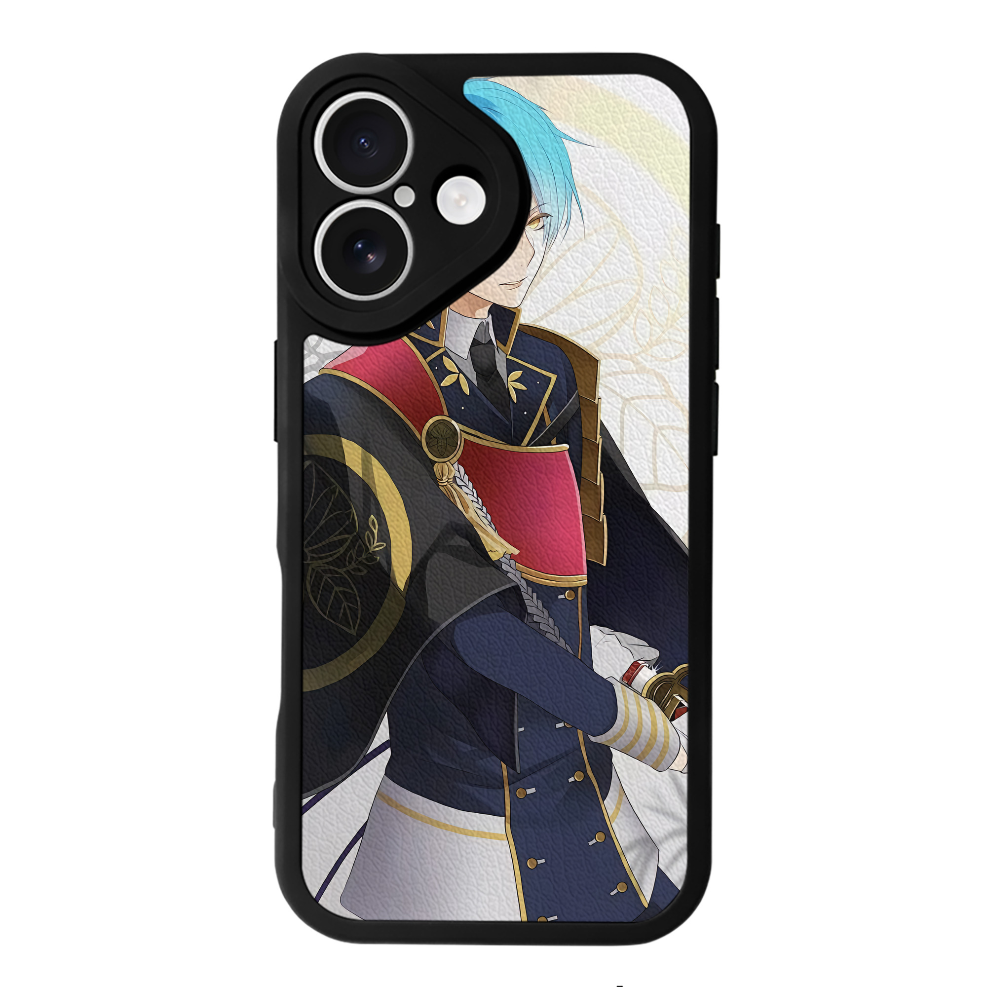（画像用） 刀剣乱舞 Touken Ranbu 【iPhone 16シリーズ対応】シリコンスマホケース（レザー調） 材質：シリコン